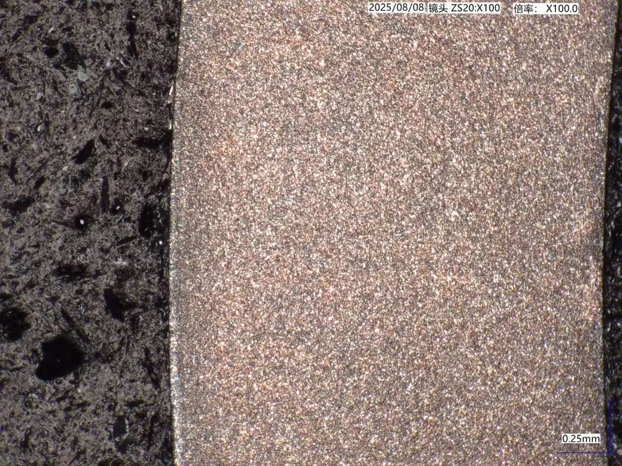 Osservazione della microstruttura del materiale