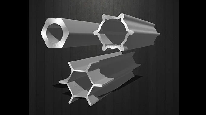 Tubo profilato senza saldatura a sezione esagonale ottenuto per trafilatura a freddo product image