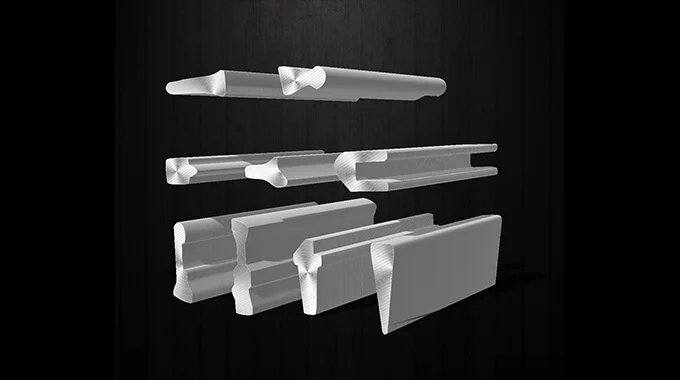 Staffa di supporto per il cilindro del setaccio filtrante con sezione triangolare, filo profilato su misura product image
