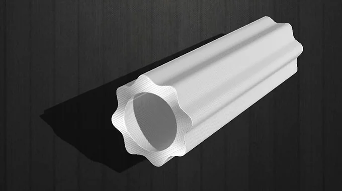 Tubo profilato senza saldatura trafilato a freddo a sezione a forma di fiore di pruno product image
